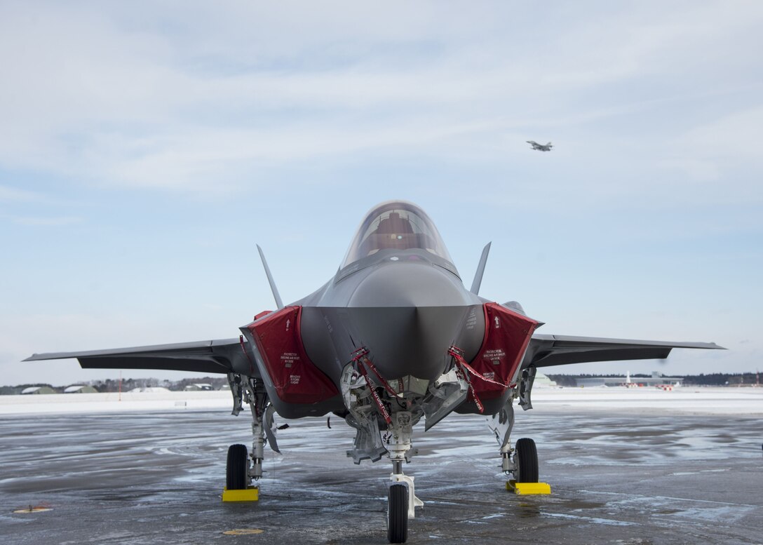 F-35A sits on Misawa AB flightline