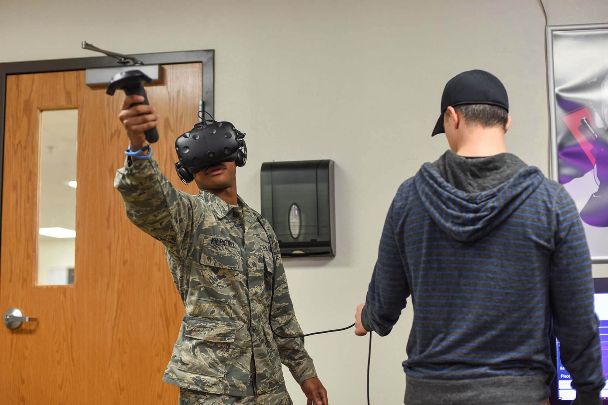 366th TRS Airmen VR simulation