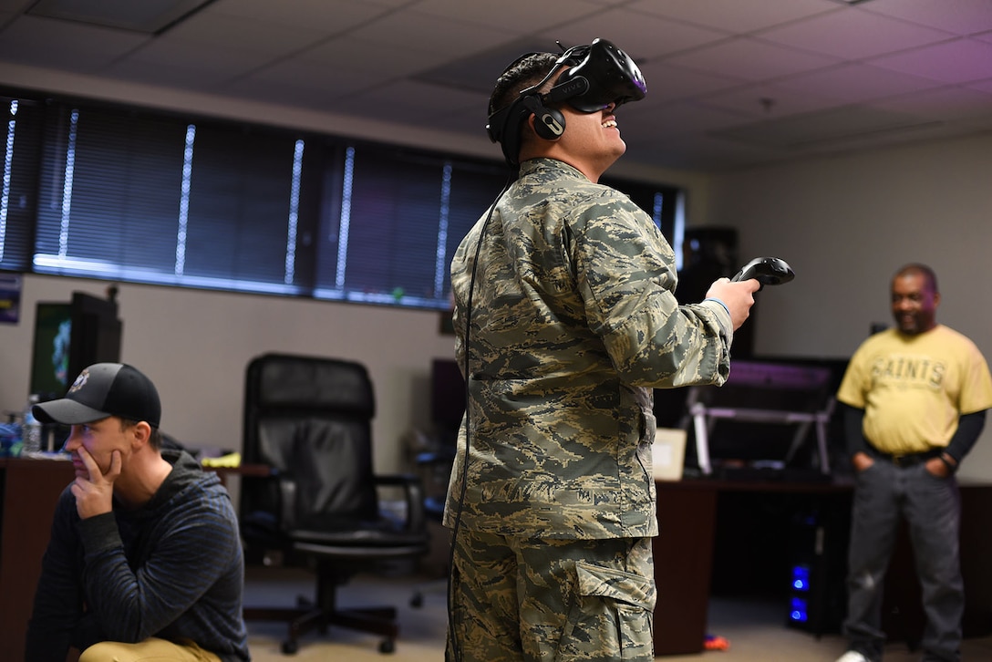 366th TRS Airmen VR simulation