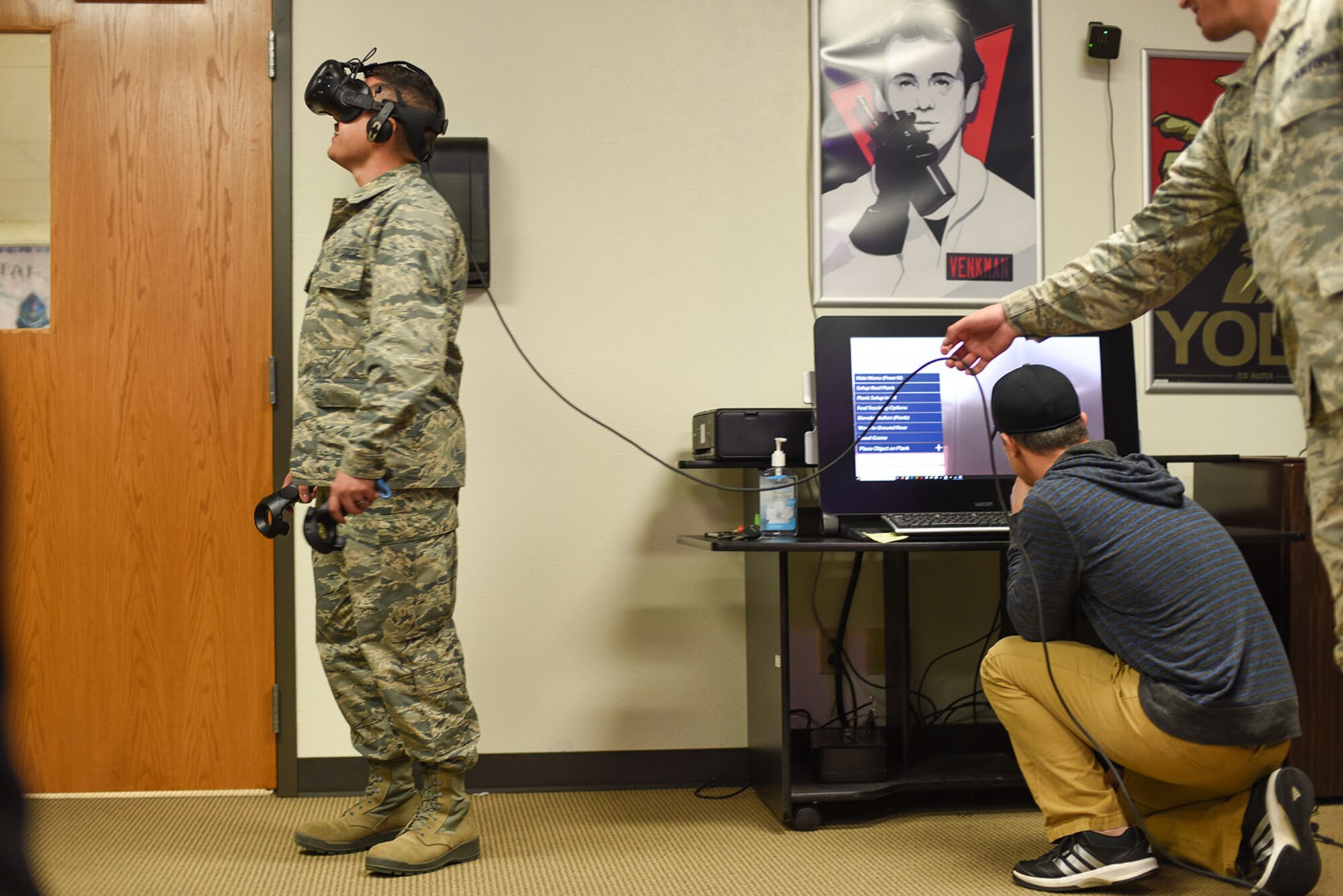 366th TRS Airmen VR simulation