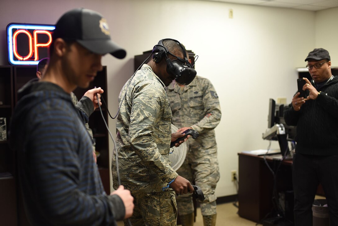 366th TRS Airmen VR simulation