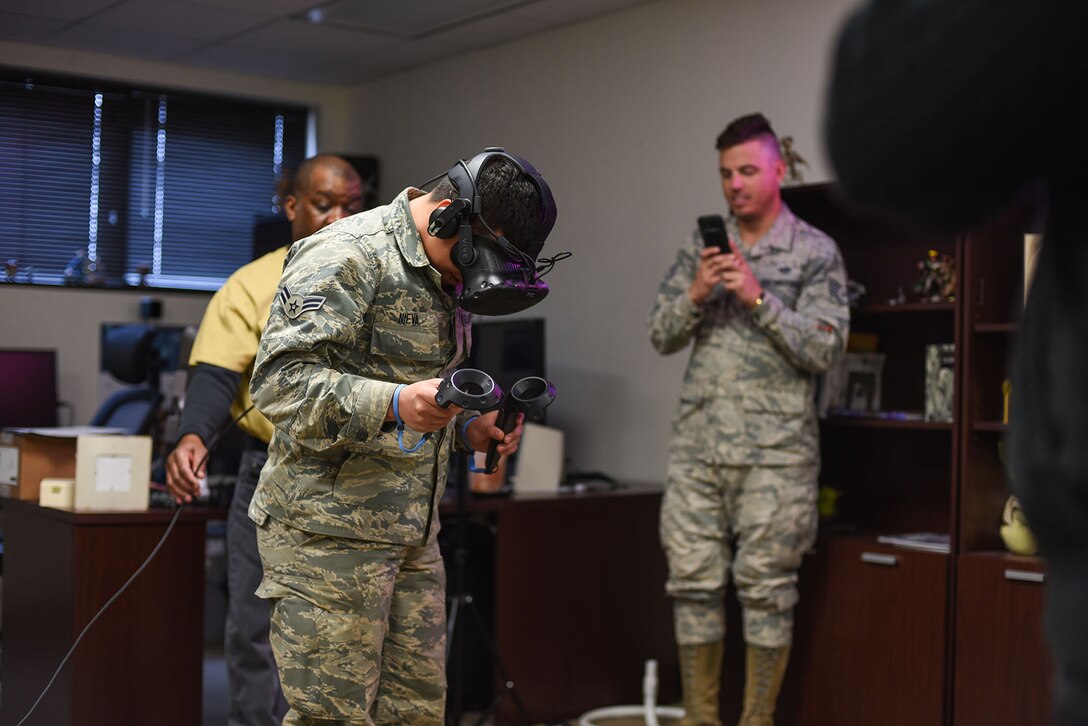 366th TRS Airmen VR simulation