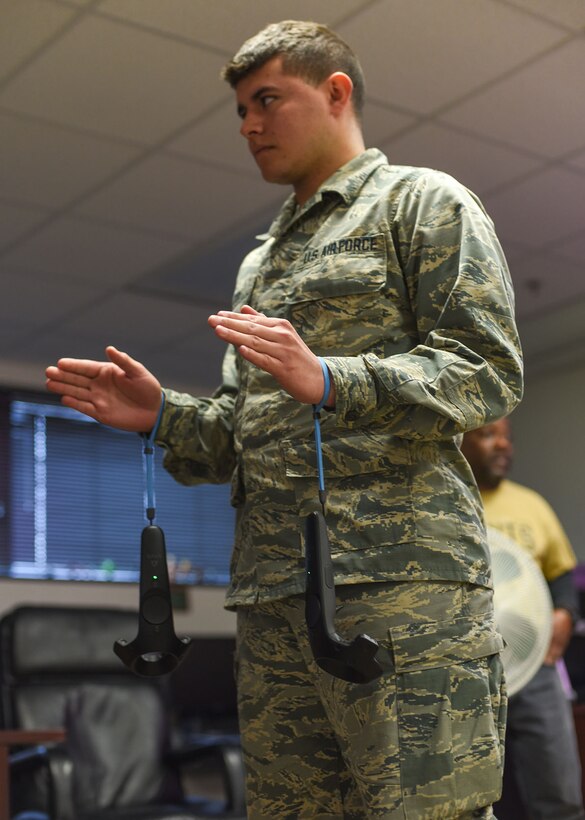 366th TRS Airmen VR simulation