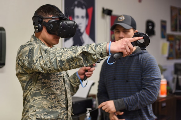 366th TRS Airmen VR simulation