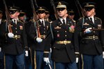 Soldiers assigned to the 3d U.S. Infantry Regiment (The Old Guard) support a Department of the Army Retirement Ceremony at Conmy Hall, Joint Base Myer-Henderson Hall, Va., Oct. 26, 2017. 42 Soldiers from across the Army retired with a collective total of over 1,000 years of service.