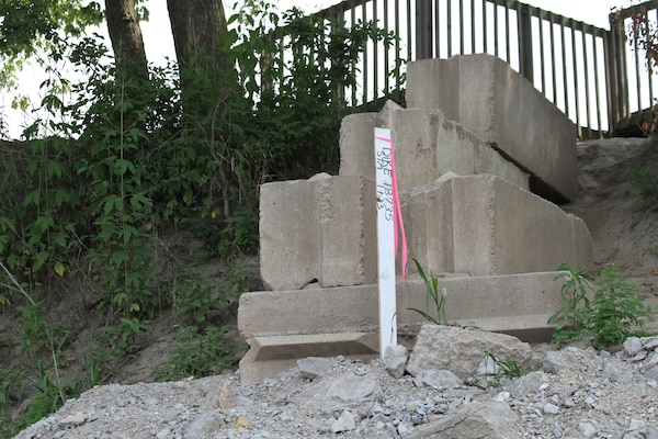 While several sections of the Kansas City District paly a role in the navigation mission on the Missouri River, the Missouri River Area Office and River Engineering Section inspect and prioritize repairs to river structures.