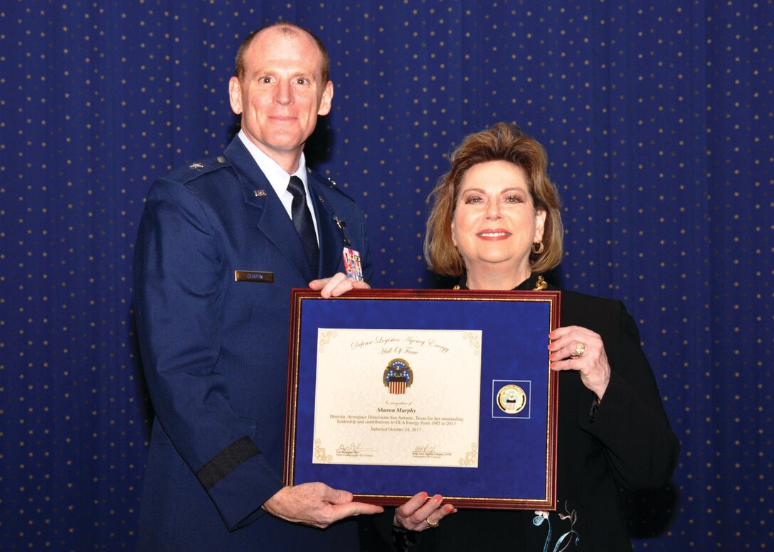 Sharon Murphy inducted to DLA Energy to hall of fame