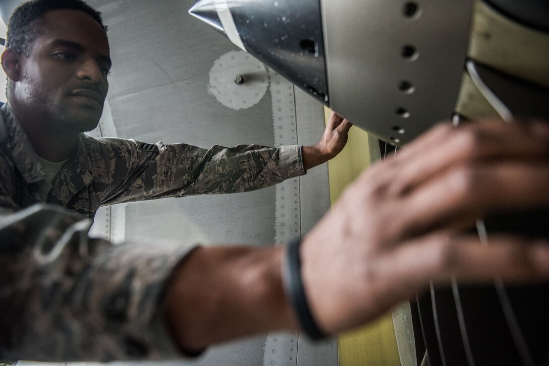 Members of the 932nd MXS earn a rare black letter event for their dedication to the mission.