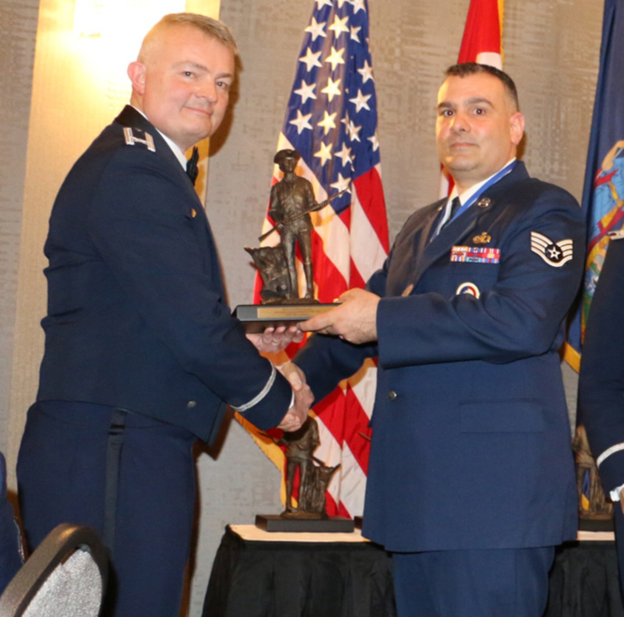 Camuglia is Honor Guard Member of the Year