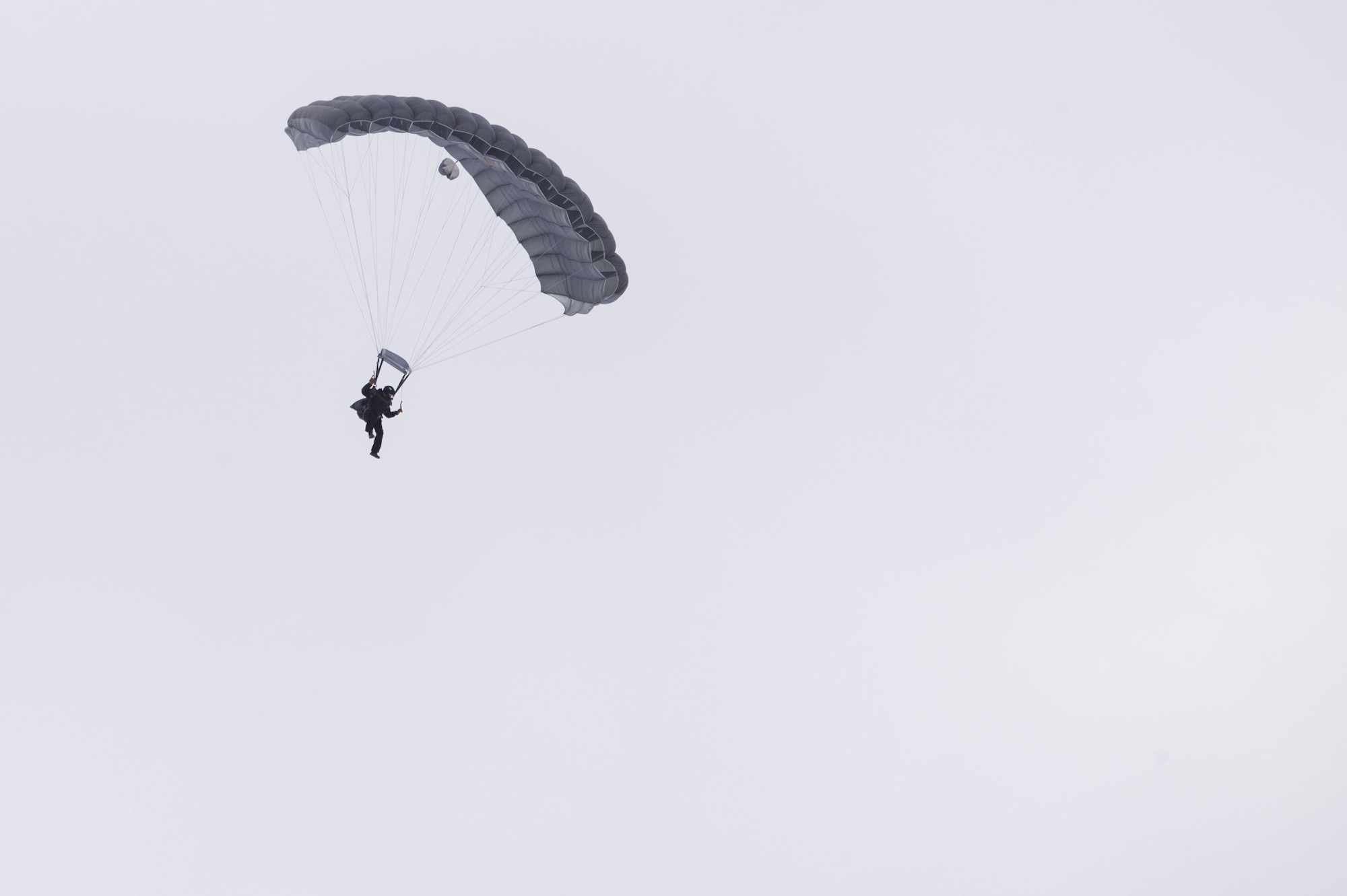 Alaska Air National Guard Rescue Squadrons conduct precision parachute training at JBER