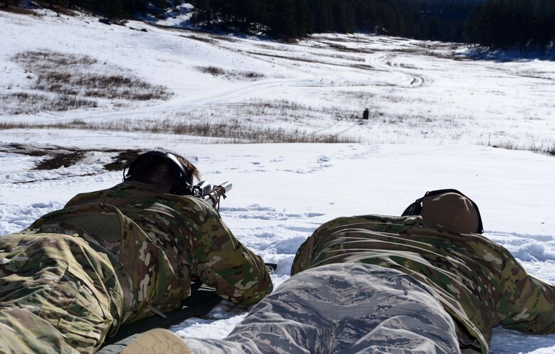 The Advanced Designated Marksmen Course, a two week long training course at Fort Bliss, TX., qualifies security forces snipers to be part of Close Precision Engagement Teams, or Counter Sniper Teams, who are charged with protecting flightines and other sensitive areas.