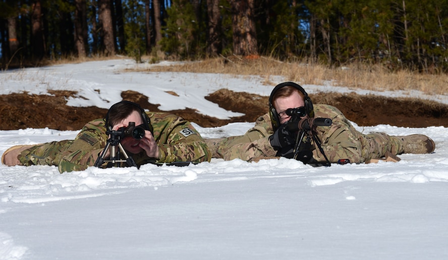 The Advanced Designated Marksmen Course, a two week long training course at Fort Bliss, TX., qualifies security forces snipers to be part of Close Precision Engagement Teams, or Counter Sniper Teams, who are charged with protecting flightines and other sensitive areas.