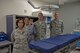 (From left to right) Captain Janice Perido, Kelli Miller-Freeman, Major Jason Babcock, Major Michael Rawlins, all assigned to the 60th Medical Group Surgical Squadron at the David Grant USAF Medical Center at Travis Air Force Base, California, pose for a photo Jan. 25, 2018, at the Bariatric Surgery Clinic at the DGMC at Travis Air Force Base, California. Bariatric surgery includes a variety of procedures on people who have obesity and can potentially help individuals with health issues related to their obesity. (U.S. Air Force photo by Airman 1st Class Jonathon D. A. Carnell)