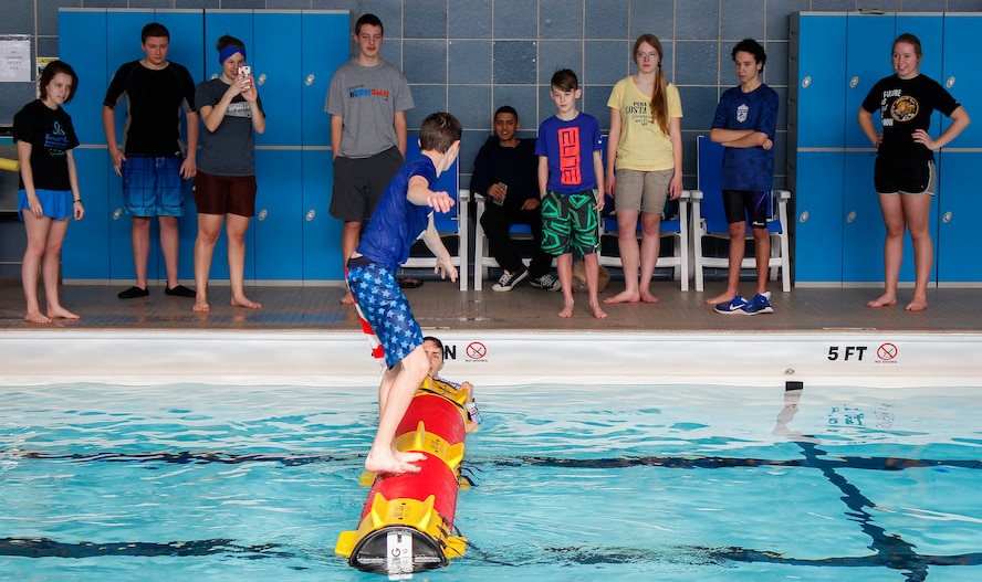 Log Rolling at Wright Patterson Air Force Base