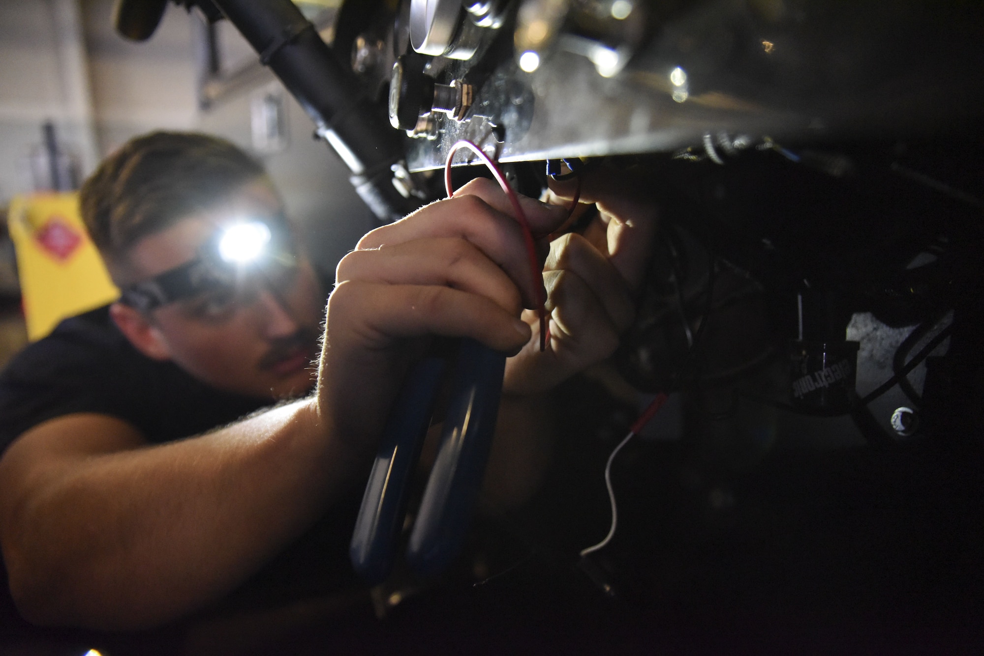 Vehicle maintenance conducts operations checks on Team Little Rock vehicle fleet
