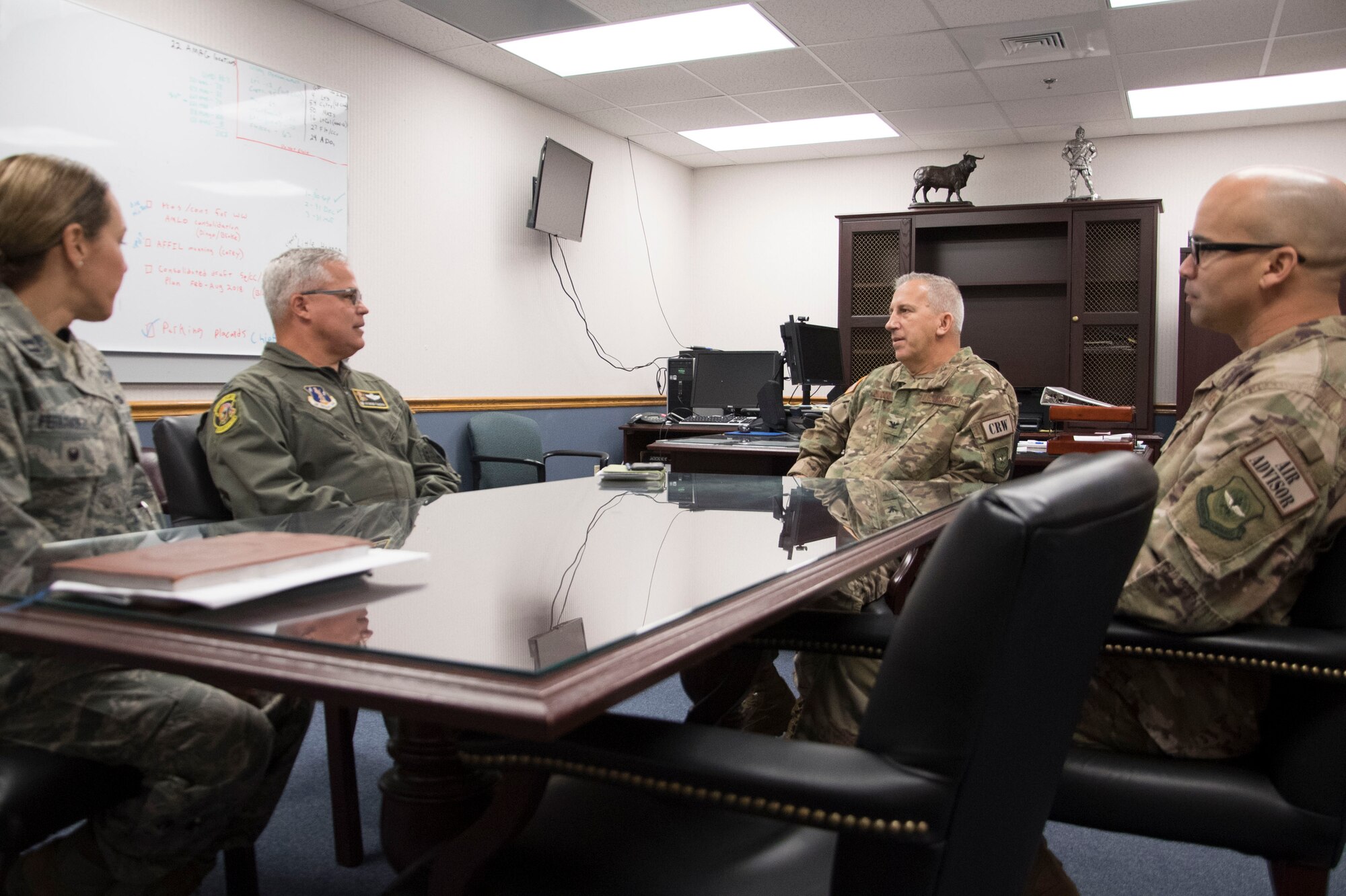 PRANG visits 818 Mission Support Advisory Squadron