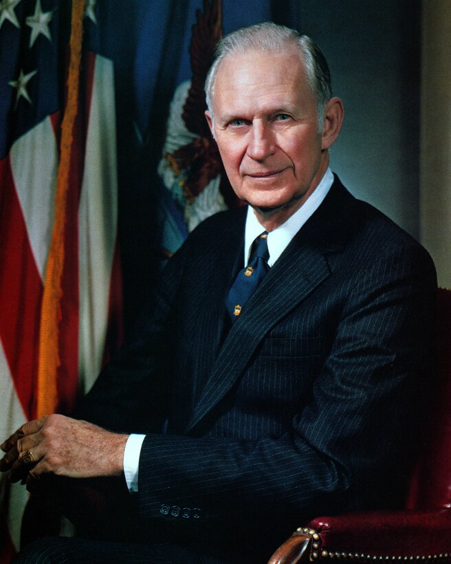 Verne Orr, the 14th Secretary of the Air Force, was in office from Feb. 9, 1981 to Nov. 30, 1985. The Verne Orr award was established in honor of the former secretary by the Air Force Association to recognize a unit’s mission-oriented accomplishments and effective use of human resources. (Courtesy photo)