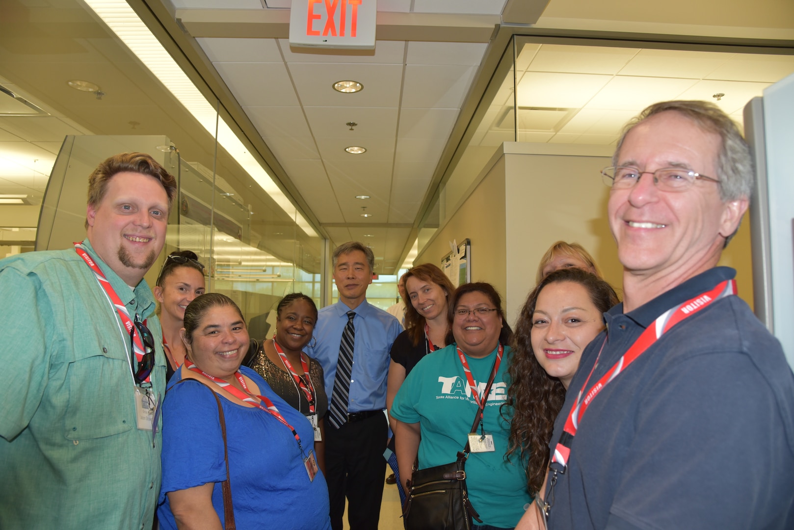 High school chemistry and health professions educators from the Alamo STEM Workforce Coalition program visited with scientists at Naval Medical Research Unit-San Antonio to learn about research career paths in Navy Medicine for their students.