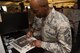 Chief Master Sgt. of the Air Force Kaleth O. Wright signs a copy of the Peninsula Warrior at Joint Base Langley-Eustis, Va. June 28, 2018. Wright toured JBLE for two days seeing the day-to-day operations of the different wings and units here. (U.S. Air Force photo by Senior Airman Tristan Biese)