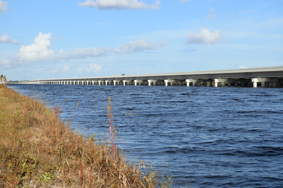 A 2017 photo of the L-29 Canal and Tamiami Trail bridge west of Miami. The U.S. Army Corps of Engineers completed construction on the bridge in 2013 as part of the Modified Water Deliveries to Everglades National Park Project.
