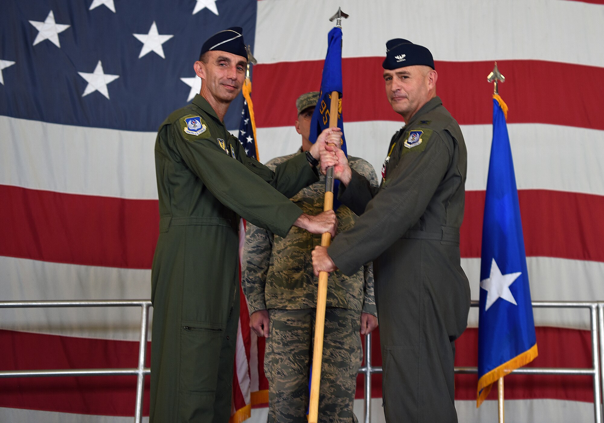 495th FG Change of Command