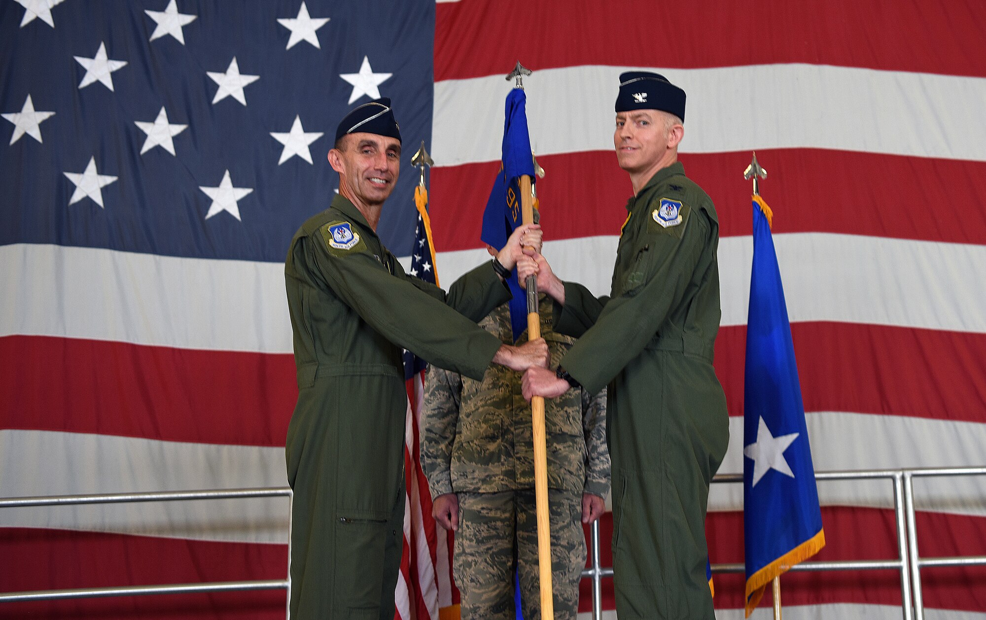 495th FG Change of Command
