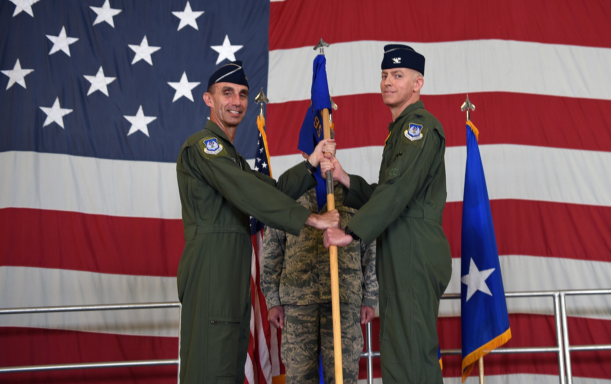 495th FG Change of Command