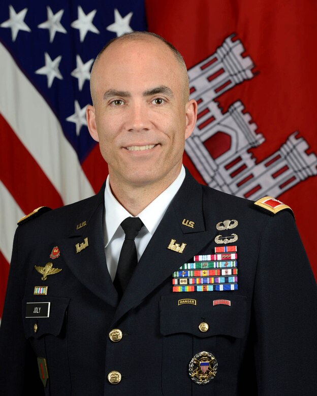 Official photo for Col. Sebastien P. Joly, the 53rd Commander of the U.S. Army Corps of Engineers Mobile District