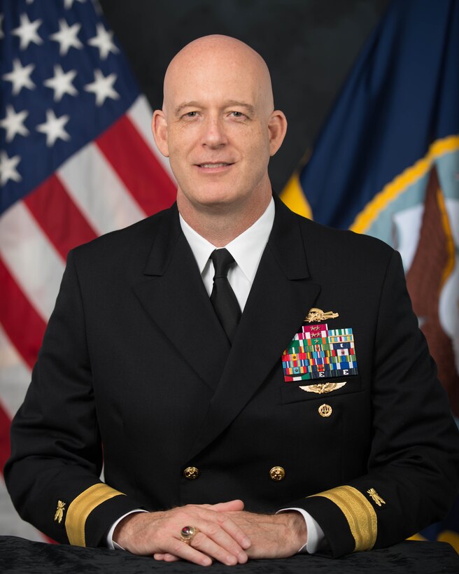 DLA Distribution commander Navy Supply Corps Rear Adm. Kevin M. Jones