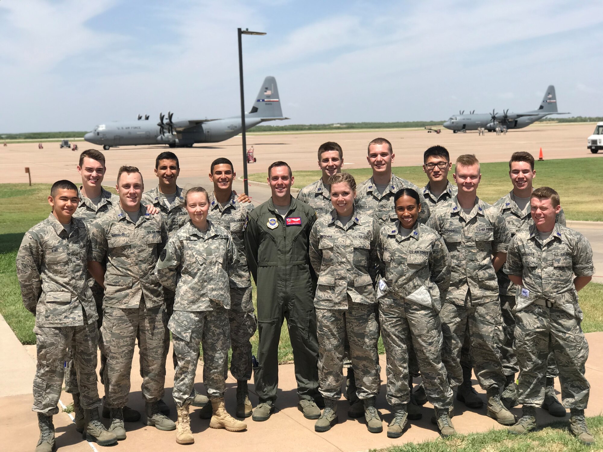 ROTC cadets visit Dyess during Operation Air Force