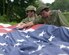 The American Legion, Post 45, Meriden, Connecticut conducts a Disposal of Unserviceable Flags Ceremony, June 10, 2018 in Meriden, Conn. The purpose of The American Legion in adopting this ceremony was to encourage proper respect for the Flag of the United States and to provide for disposal of unserviceable flags in a dignified manner. (Air National Guard photo by Tech. Sgt. Tamara R. Dabney/released)