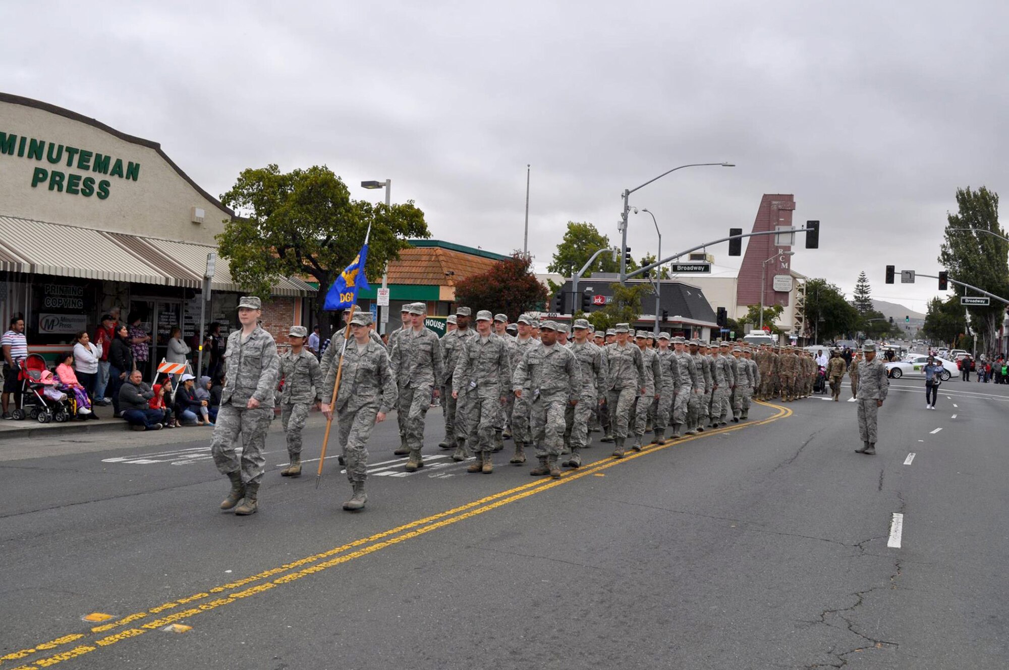 Team Travis marches in the Vallejo Parade, July 4, 2018.