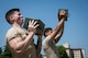 Staff Sgt. Daniel Lanata, 374th Security Forces Squadron 2018 Security Forces Advanced Combat Skills Assessment team member, performs ammo can lift during group physical training, June 1, 2018, at Yokota Air Base, Japan.