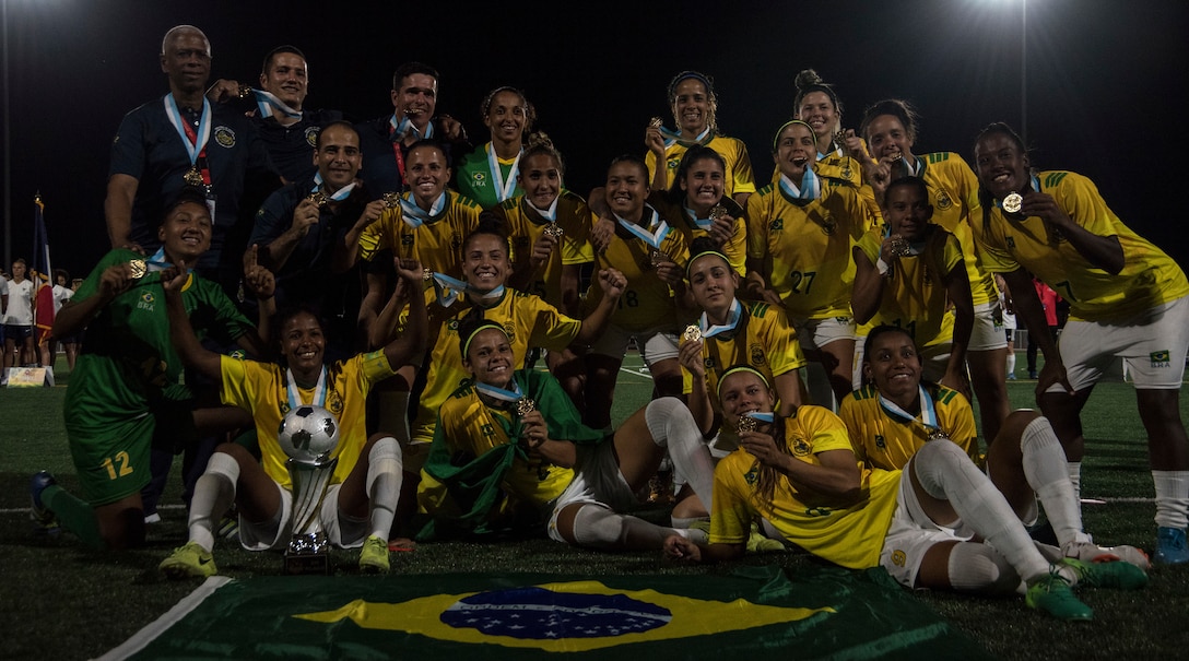 2018. Elite military soccer players from around the world squared off during the tournament to determine who were the best women soccer players among the international militaries participating