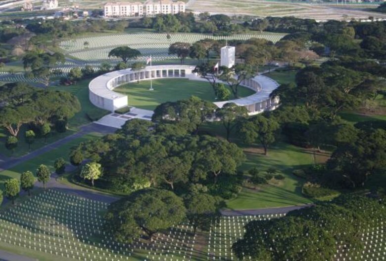 Names of American service members line the Walls of the Missing at the Manila American Cemetery in the Philippines. More than 400,000 Americans died during World War II and currently there are 72,917 service members who are still unaccounted for.