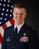 Col. Benjamin W. Bishop poses for an official photo at Eielson Air Force Base, Alaska, July 3, 2018. Bishop assumed command of the 354th Fighter Wing on July 6, 2018. (U.S. Air Force photo by Senior Airman Isaac Johnson)