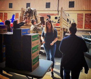 The Defense Supply Center Columbus Morale, Welfare and Recreation’s 2018 Operation Cookie Drop distributed nearly 800 cases of cookies donated by the Girl Scouts of Ohio's Heartland to more than 3,100 service members from 19 units in Central Ohio.