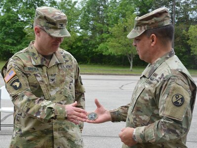 Quartermaster Brigade Bid Farewell during Change of Command Ceremony