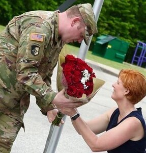 Quartermaster Brigade Bid Farewell during Change of Command Ceremony