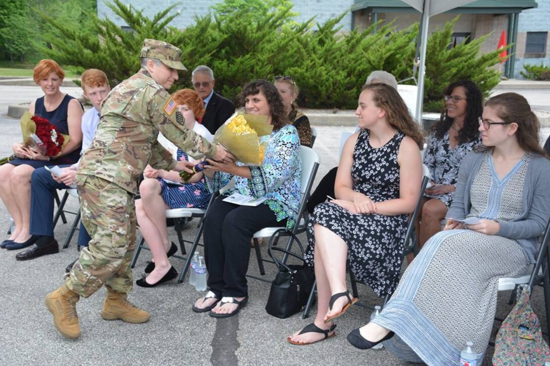 Quartermaster Brigade Bid Farewell during Change of Command Ceremony