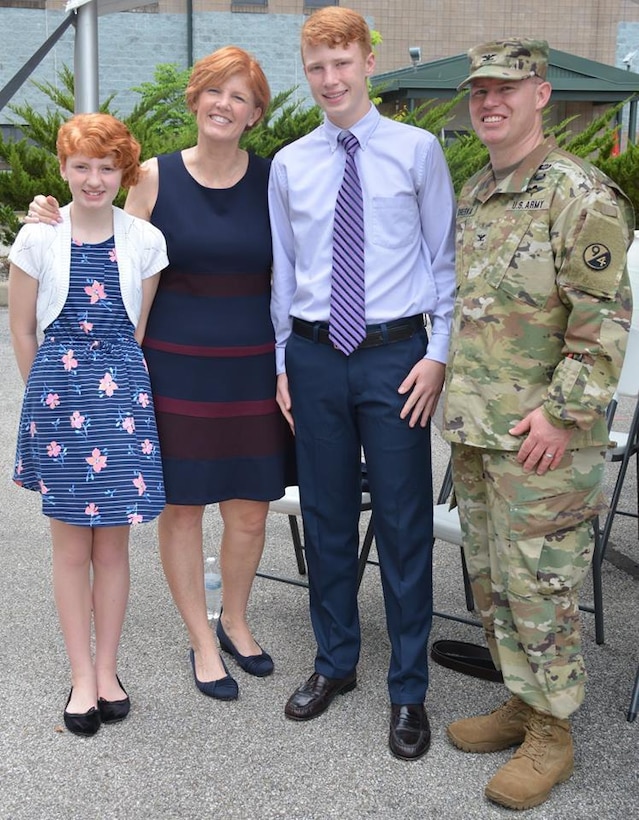 Quartermaster Brigade Bid Farewell during Change of Command Ceremony