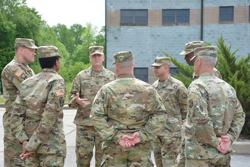 Quartermaster Brigade Bid Farewell during Change of Command Ceremony