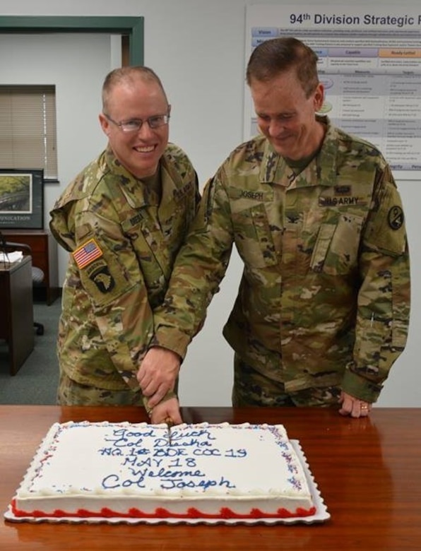 Quartermaster Brigade Bid Farewell during Change of Command Ceremony