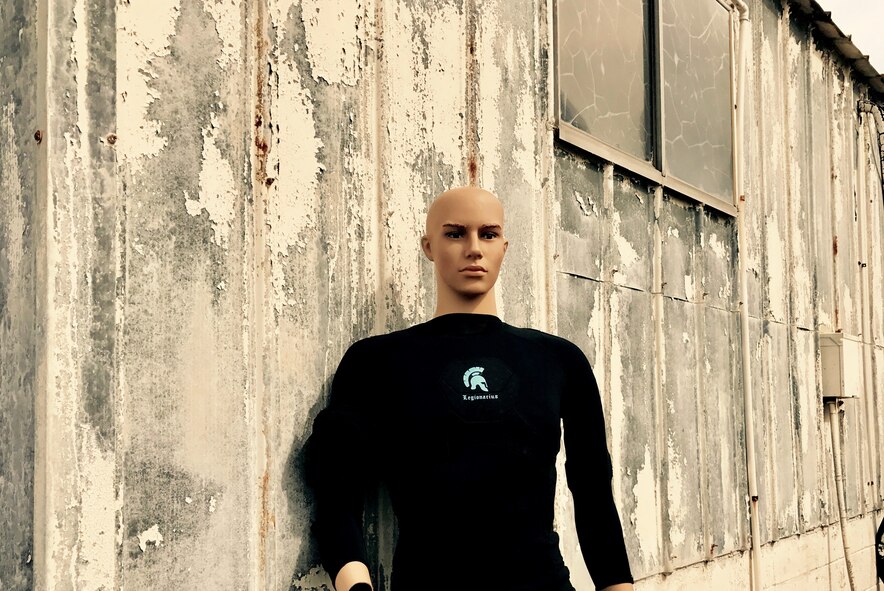 A prototype of an impact detecting garment developed by Boston-based Legionarius. (Photo courtesy of Legionarius.)