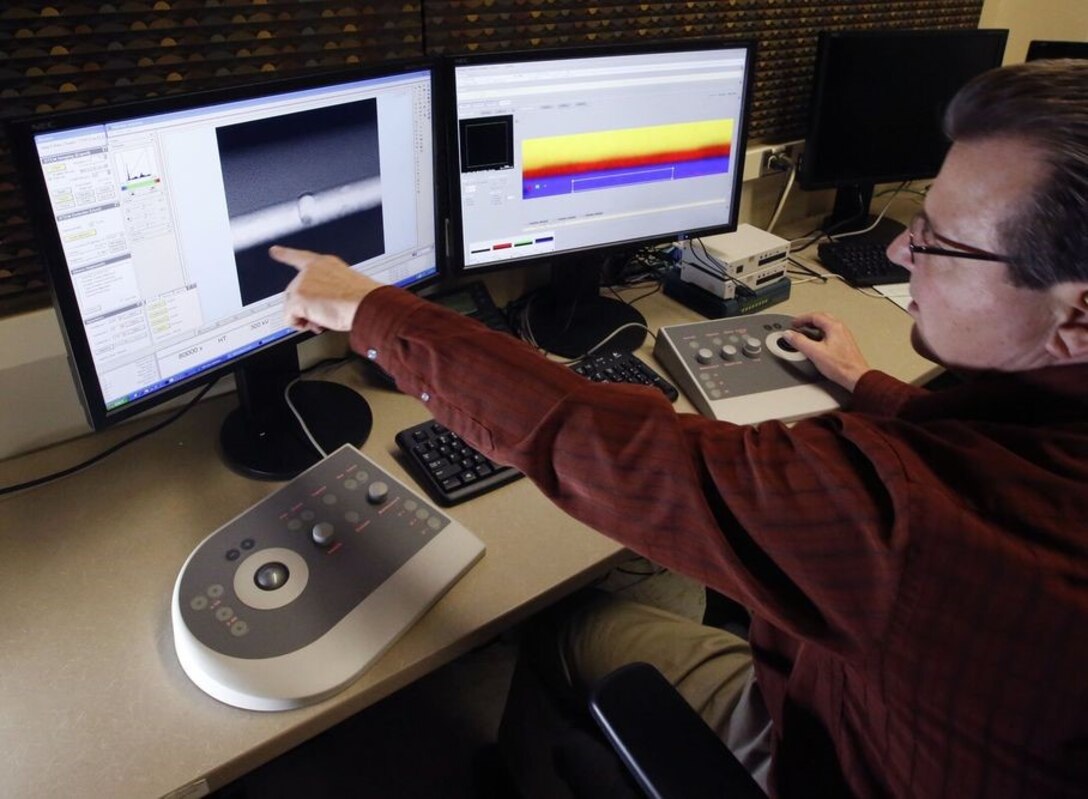 The Air Force Research Laboratory’s remote station allows access to scientific instruments located at OSU. This permits access to CEMAS facilities while maximizing efficiency.(Courtesy photo)