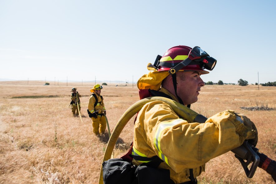 The 2017 California wildland fire season was the most destructive on record. According to CAL FIRE, more than 9,000 fires burned approximately 1.25 million acres. Once again, wildland fire season is in full-swing and the 9th Civil Engineer Squadron fire department has advice to help keep people safe.