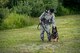 U.S. Air Force Senior Airman Nicholas Willett, 86th Security Forces Squadron military working dog handler, and his dog Charly, perform bite training on Ramstein Air Base, Germany, June 25, 2018. Military working dogs in the Air Force go through their initial training at Lackland Air Force Base, Texas, where it’s decided if they learn to detect narcotics or bombs. (U.S. Air Force photo by Senior Airman Devin Boyer)