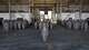 Members of the 39th Air Base Wing stand in formation during a change of command at Incirlik Air Base, Turkey, July 10, 2018.