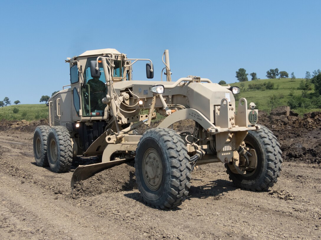 961st Engineer Company combats rain with drainage in Romania