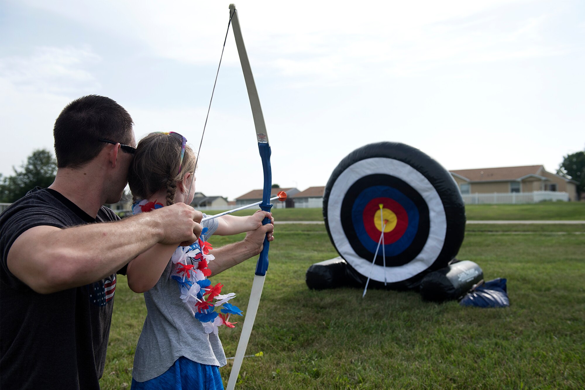 Members of Team Whiteman enjoy the annual Independence Day Celebration at Whiteman Air Force Base, Missouri, on July 3, 2018.